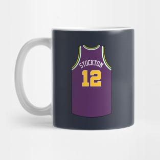 John Stockton Utah Jersey Qiangy Mug